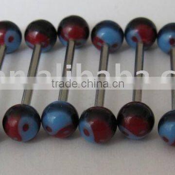 Piercing Jewelry,Acrylic Tongue Ring