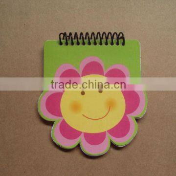 flower shape notebook