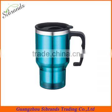 Custom non-spill coffee thermos stainless steel travel mug, Travel plastic mug, Tumbler mug