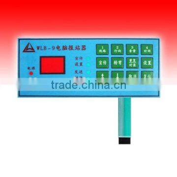 Electronic touch membrane switch keypad