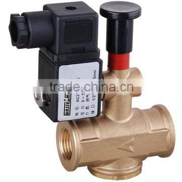 220V 3way normally open nutural gas solenoid valve