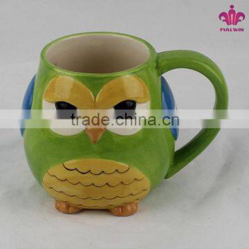 Cheap ceramic mugs with owl design