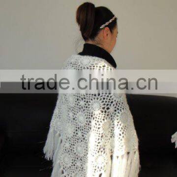 hand knitted shawl