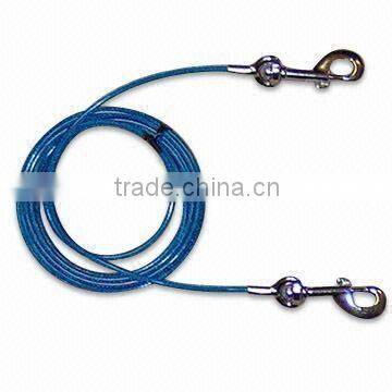 Wire Rope with Eye Slip Hook and Latch for Pet Link