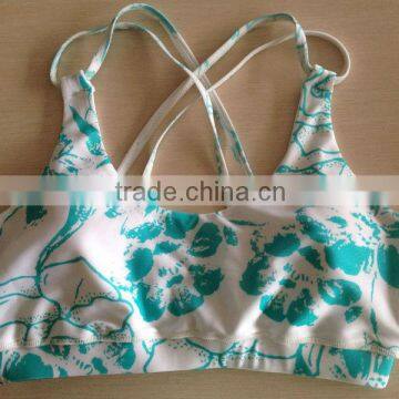 Dongsen padded with thin strap sports bra