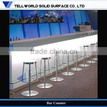 china acrylic solid surface outdoor bar tops