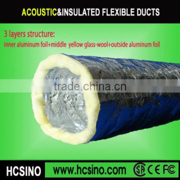 Insulated Flexible Acoustic air duct for HVAC Sysems