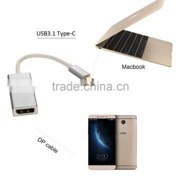 USB type C 3.1 male to displayport female for video converter