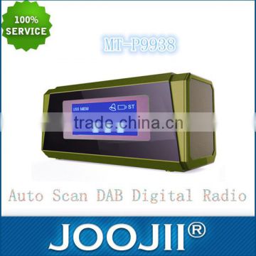 High Sensitive blue backlight DBA digital Radio with USB player