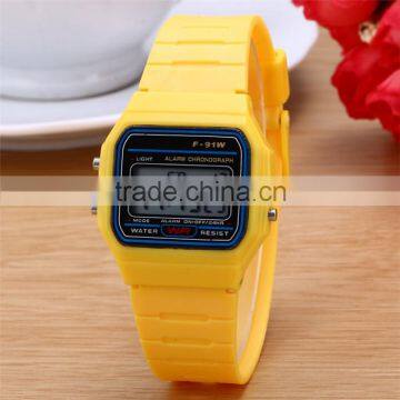 LED Plastic F91W Digital Odm Watch Silicon Watch