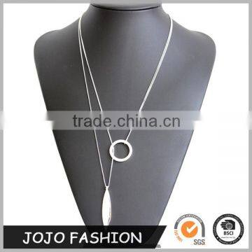 Yiwu jewelry gold necklace simple pandent necklace wholesale jewelry