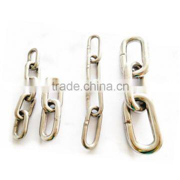 SS 304 Stainless steel Polished Link Chains,Australian Standard Burnished Stainless Chain