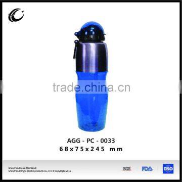 PP PC PS drinkware plastic water bottle logo printing 650ml plastic bottle wholesale plastic bottle price