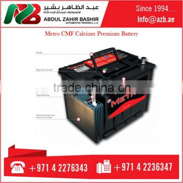 Metro CMF Calcium Premium Battery For American Vehicles (BCI MF series)