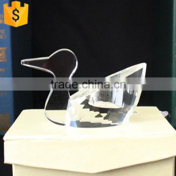 Wholesale Duck Shape Crystal mini Candle holder for family decorate