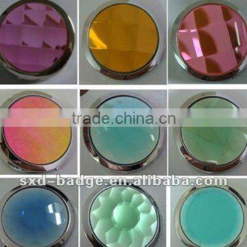 Colorful Crystal Foldable Mirror/double-sided Makeup Mirror/compact Mirror photo-2