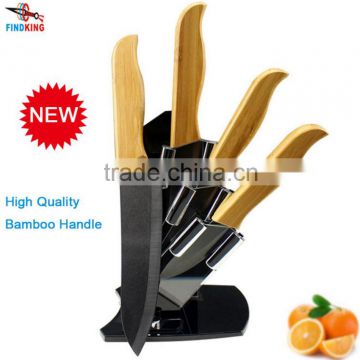 Zirconia High quality Kitchen Ceramic Knife Set 3" 4" 5"6" inch + Acrylic Holder