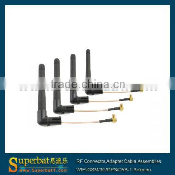 3dBi WIFI antenna with extended cable MCX male for WLAN PCI card antenna wifi