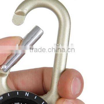 Hot Selling Metal Carabiner Compass For Travel Camping photo-4