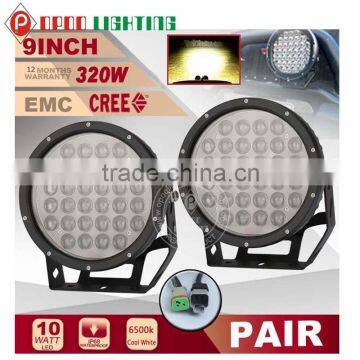 Promotion High Power Round 9 Inch 320w 4d Driving Lights Quality Choice
