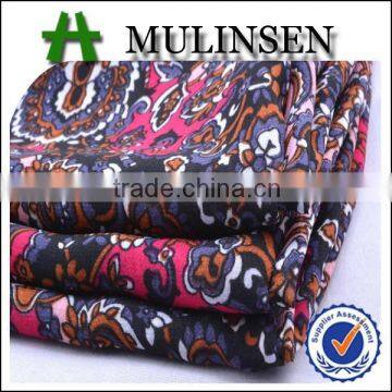 Shaoxing Mulinsen textile professional manufacturer custom printed chiffon fabric