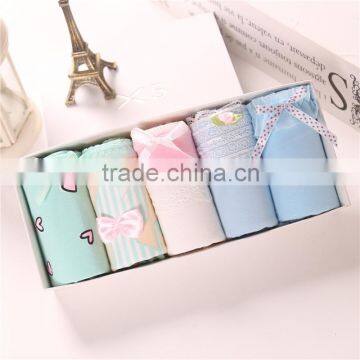 L051 Sweet gift box Women's cartoon Cotton Briefs Sexy Panties