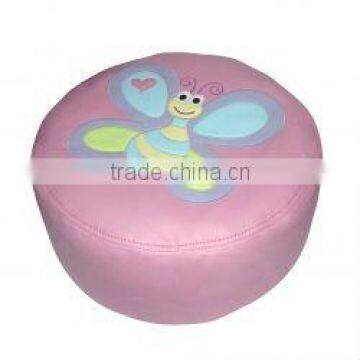 PU Leather Kids Beanbag Stool Ottoman