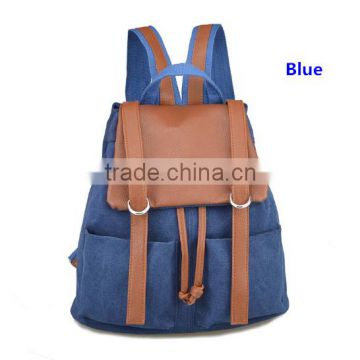 Trendy Women's School Bag Canvas Backpack Bag Fashion Travel Bag