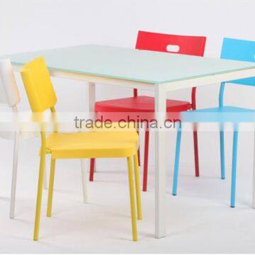 good quality colorful plastic dining chair