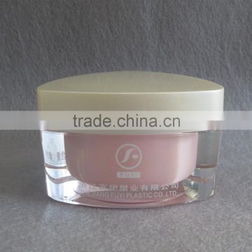 Double wall wholesale acrylic cosmetic container jra skin cream