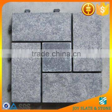 China factory limestone interlocking outdoor tile/interlocking mat