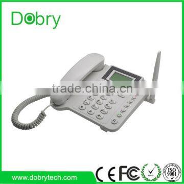 Perfect Quad band one or dual SIM card GSM wireless telephone table phone SMS FM radio