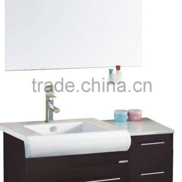 Modern wall hung bathroom vanity cabinet