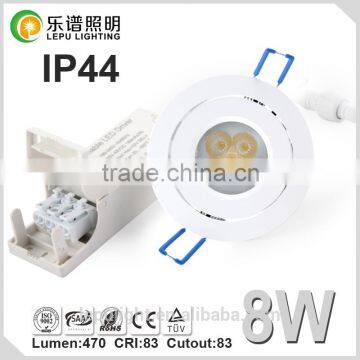 Innovative D95 H32.5mm 8w 13w led dimmable recessed semi downlight for ceiling
