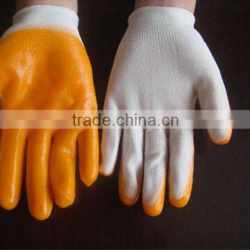 rubber coated cotton gloves
