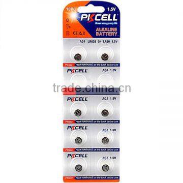 2016 AG4 cell 1.5V LR66/177/626 alkaline button battery