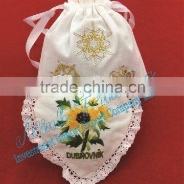 Full size flower fragrant bag hand embroidery cloths bag air refresh sweet home