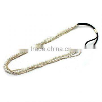 pearl elastic hair band