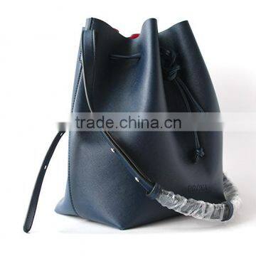 Genuine leather bucket crossbody bag Kind workmanship Since 1997