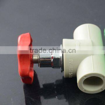 Top Sale Product Plastic Manufacturers Ppr Stop Valve Fittings With Brass Insert photo-2