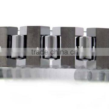 high quality men's tungsten carbide bracelet for men,hot sale tungsten link bracelet,tungsten jewelry China supplier