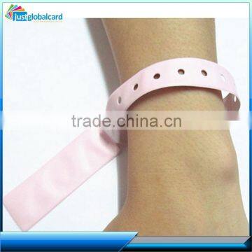 13.56MHz HF Disposable Rfid Paper Hospital Wristbands for baby and adults