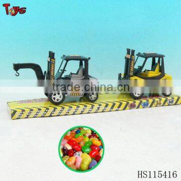 friction truck bus candy toy