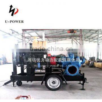 TOP QUALITY! high reliability diesel engine trailer mounted water pump IN FAVORABLE PRICE