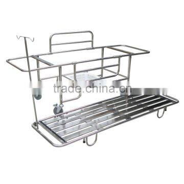 Recovery Stainless Steel Transfer Trolley For Icu Room photo-2
