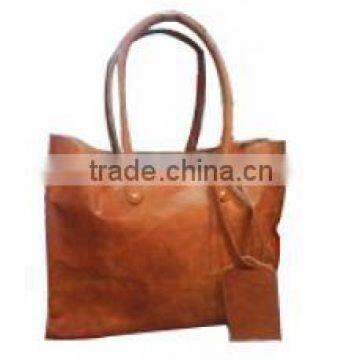 Handmade Ladies Shopping BAg Women Bags Leather Tote