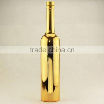 Excellent Quality Cheap Fancy Champagne Bottles Electroplate Bottles 750ml Golden Bottles photo-5