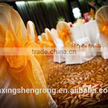 Customized Colorful Wholesale Organza Chair Sash photo-6