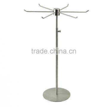 Multifunctional rotating jewelry display rack
