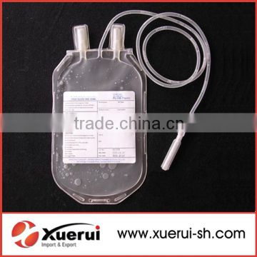 single or double medical sterile blood bag